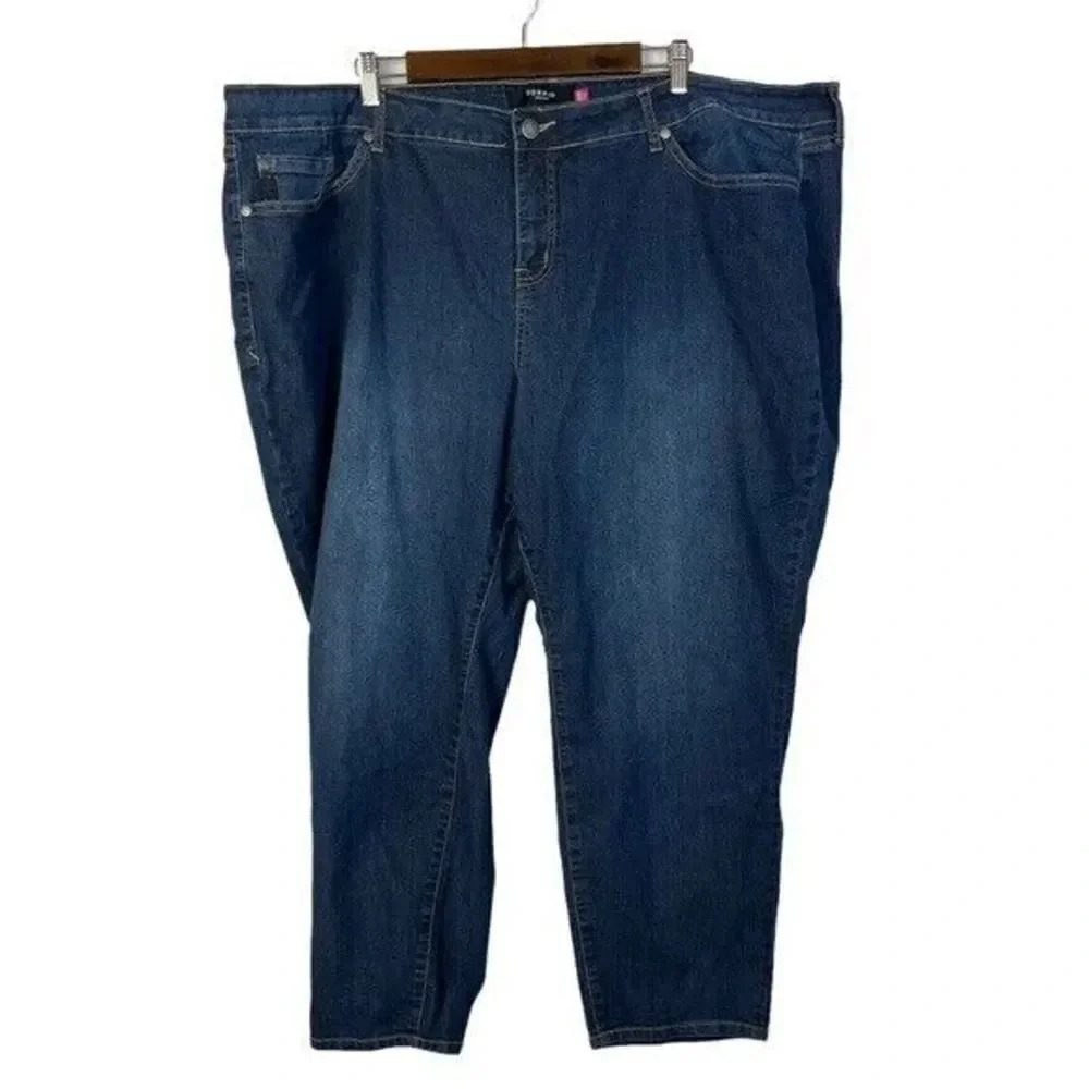 Torrid Dark Wash High Rise Skinny Jeans 28